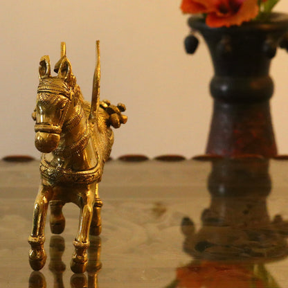 Brass Flying Horse Sculpture