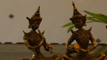 Brass Musical Set (Set of 4)