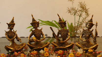 Brass Musical Set (Set of 4)