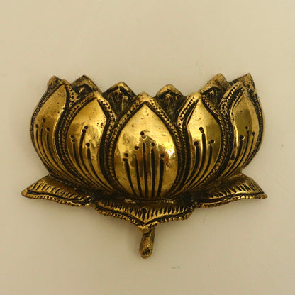 Brass Lotus Wall Decor (Set of 2)